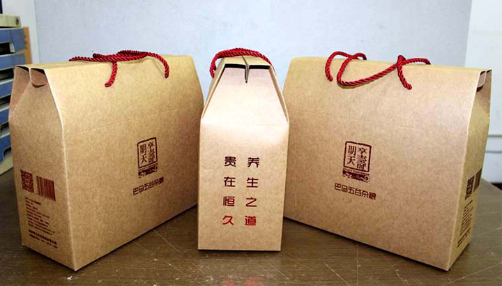 定制個(gè)性化禮盒包裝，助推五谷雜糧高大尚