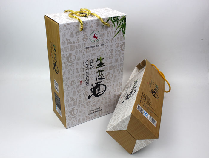 個性禮盒包裝讓“竹筒酒”身價倍增，長沙包裝印刷廠再為桃江特產(chǎn)定制包裝