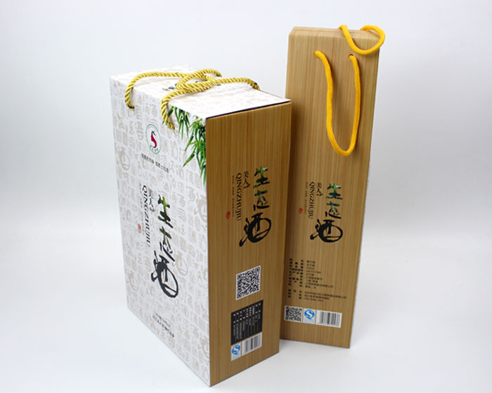 個性禮盒包裝讓“竹筒酒”身價倍增，長沙包裝印刷廠再為桃江特產(chǎn)定制包裝